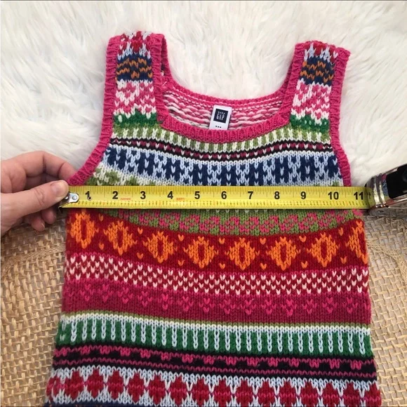 GAP Nordic Sweater Dress Girls 5 - Picture 6 of 10